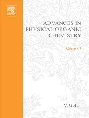 cover image of Advances in Physical Organic Chemistry